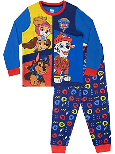 PAW PATROL Jungen Schlafanzug Blau 104 von PAW PATROL