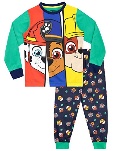 PAW PATROL Jungen Schlafanzug Mehrfarbig 104 von PAW PATROL