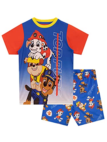 PAW PATROL Jungen Schlafanzug Rot 104 von PAW PATROL