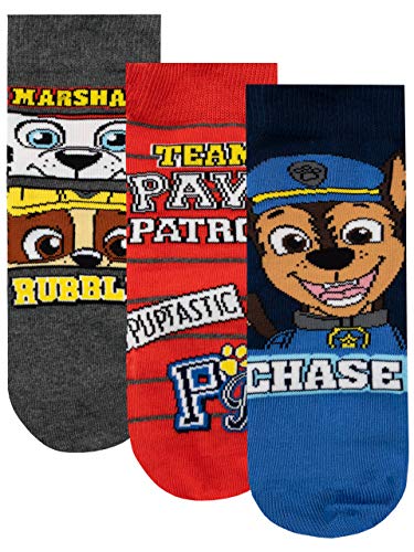 PAW PATROL Jungen Socken Packung mit 3 Paar Mehrfarbig 20/23 von PAW PATROL