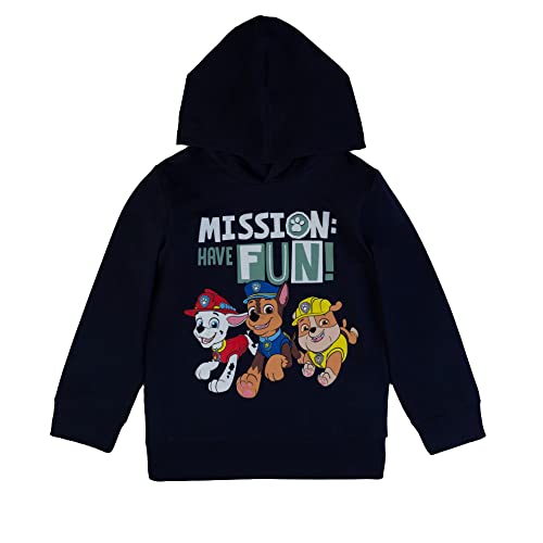 PAW PATROL Jungen Sweatshirt mit Chase, Marshall und Rubble 82063 blau, Größe 116, 6 Jahre von PAW PATROL