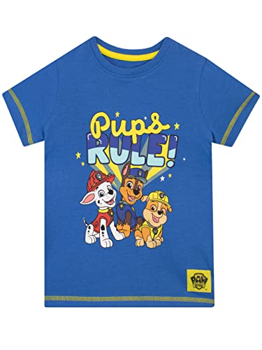 PAW PATROL Jungen T-Shirt Blau 116 von PAW PATROL