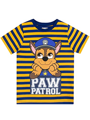 PAW PATROL Jungen T-Shirt Chase Mehrfarbig 128 von PAW PATROL