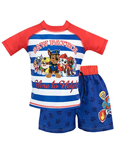 PAW PATROL Jungen Zweiteiliger Badeanzug 110 von PAW PATROL