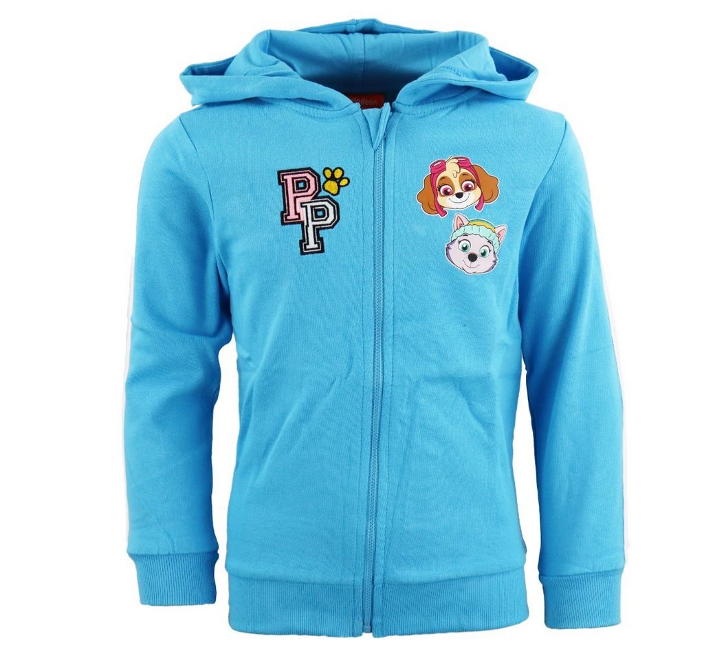 PAW PATROL Kapuzenpullover Paw Patrol Everest Skye Kinder Kapuzen Jacke Gr. 98 bis 128, 100% Baumwolle von PAW PATROL