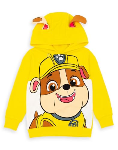 PAW PATROL Kids Hoodie Chase Marshall Skye Everest ODER Rubble 3D Ohren Pullover 4-5 Jahre von PAW PATROL