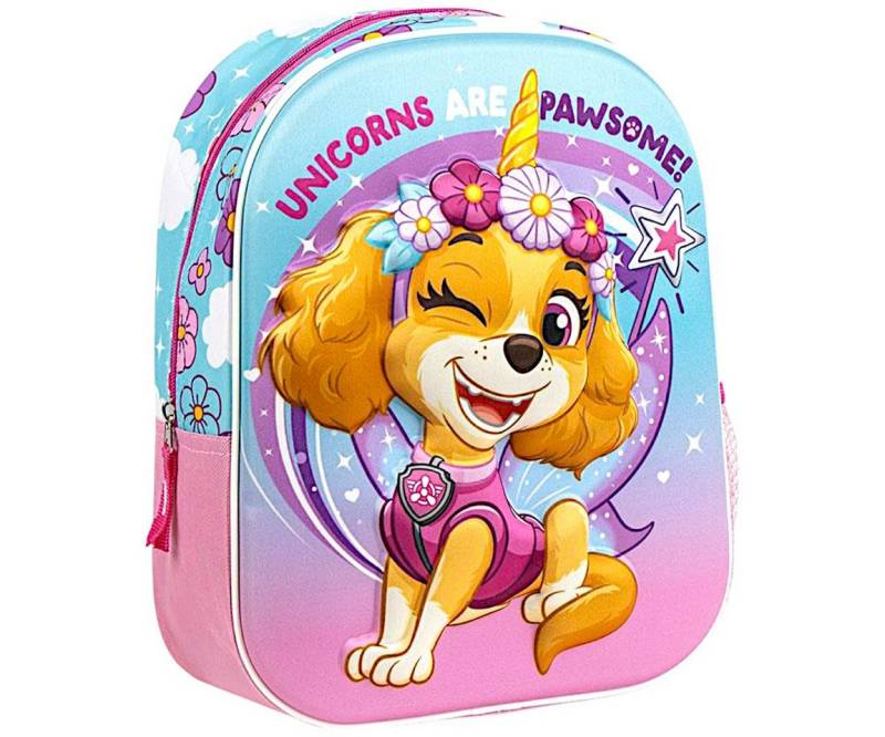 PAW PATROL Kindergartentasche Skye, 3D Kinder-Rucksack 31x25x10 cm von PAW PATROL
