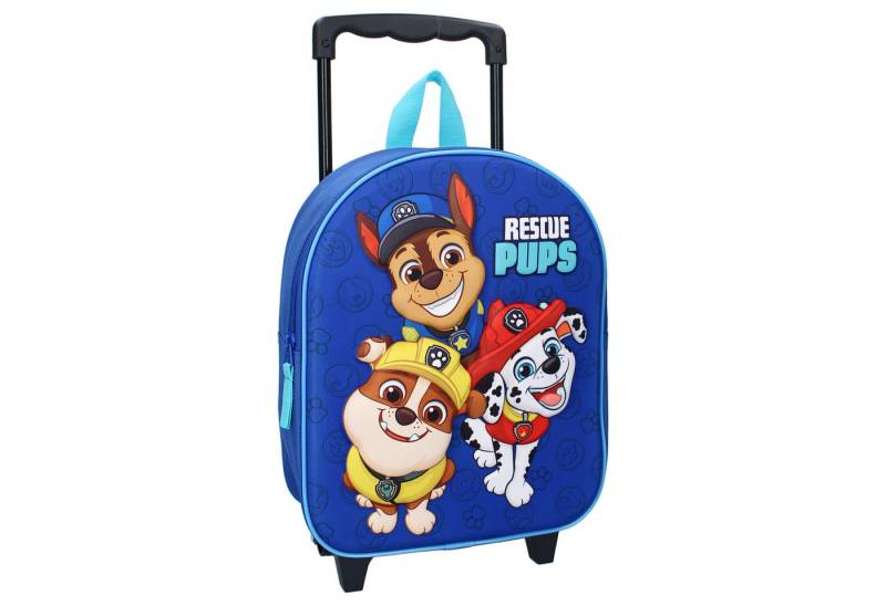 PAW PATROL Kinderrucksack 3D-Trolley-Rucksack – Mit ausziehbarem Griff von PAW PATROL