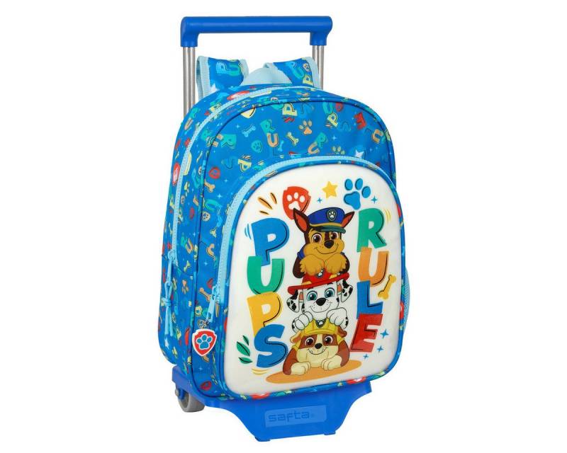 PAW PATROL Kinderrucksack Kinderrucksack Kindergartentasche Rucksack für Kinder mit Rädern The P von PAW PATROL