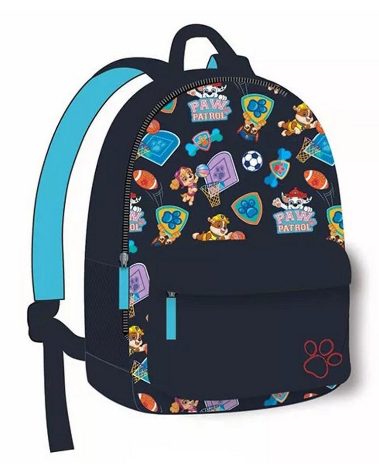 PAW PATROL Kinderrucksack Rucksack Kinder Frühstück Kindergarten Tagesmutter Tasche 28cm, Turnbeutel von PAW PATROL
