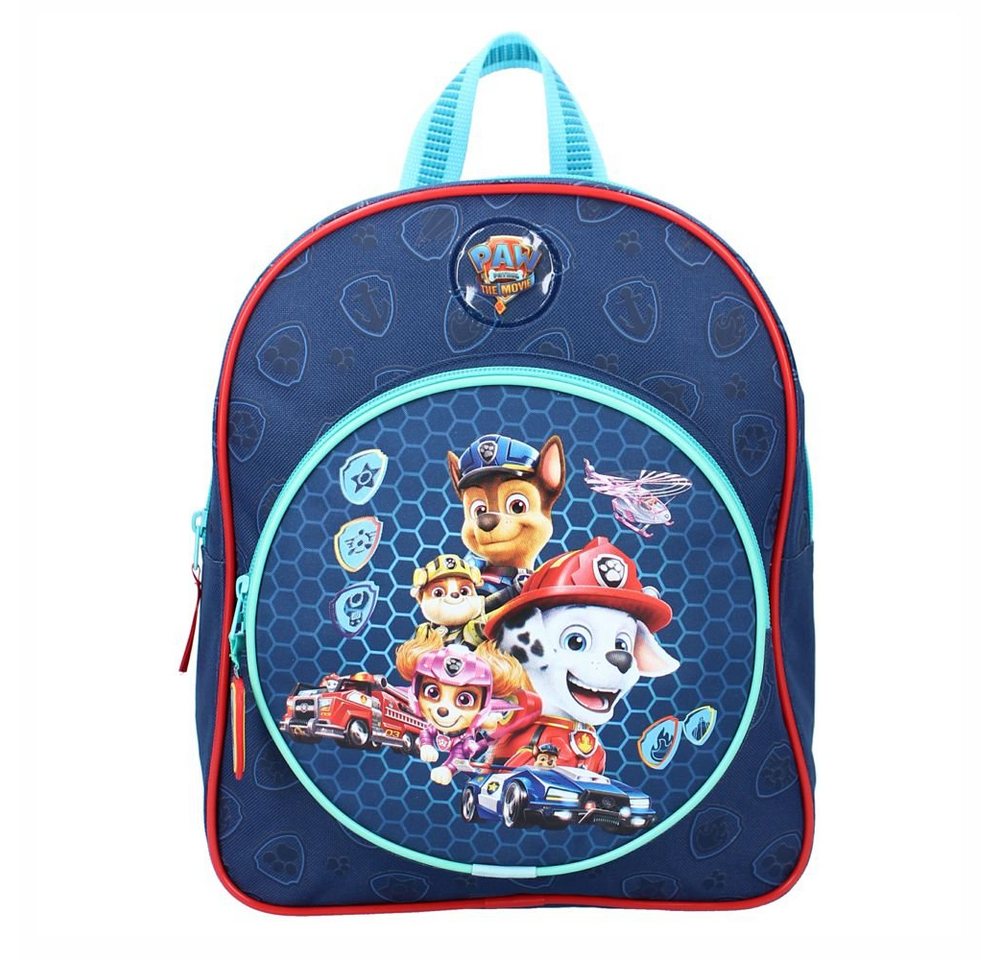 PAW PATROL Kinderrucksack Rucksack mit runder Vortasche Paw Patrol 31 x 25 x 9 cm von PAW PATROL