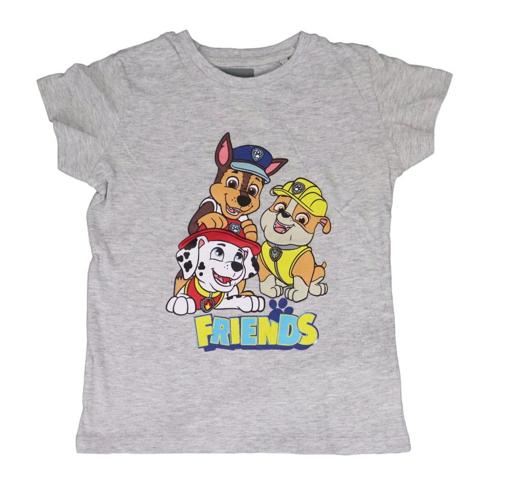 PAW PATROL Kurzarmshirt Paw Patrol Friends Kinder Jungen T-Shirt Gr. 92 bis 122, Motivwahl von PAW PATROL