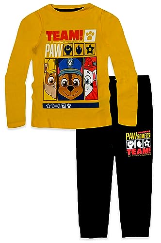 PAW PATROL Langarm-Pyjama-Set aus Baumwolle für Kinder (6 Jahre, Gelb) von PAW PATROL