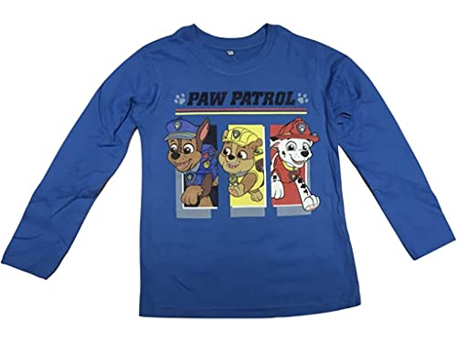 PAW PATROL Langarmshirt (blau, 134) von PAW PATROL