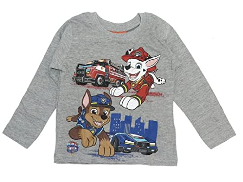 PAW PATROL Langarmshirt (grau, 122) von PAW PATROL