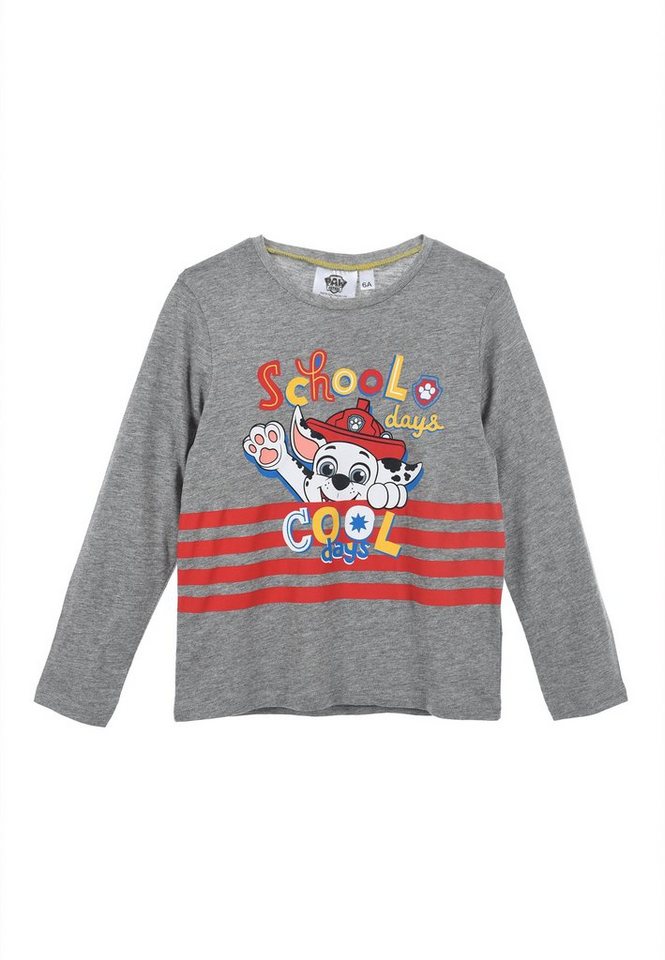 PAW PATROL Langarmshirt Marshall Kinder Jungen Langarm-Shirt Longsleeve Oberteil von PAW PATROL