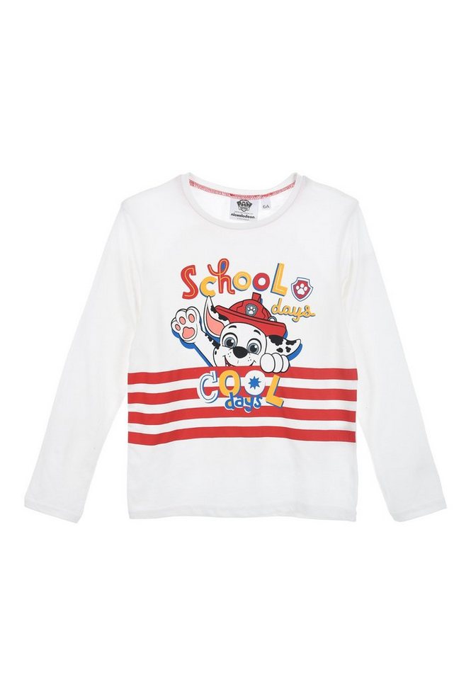 PAW PATROL Langarmshirt Marshall Kinder Jungen Langarm-Shirt Longsleeve Oberteil von PAW PATROL