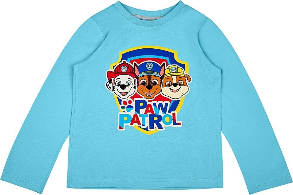 PAW PATROL Langarmshirt PAW PATROL Jungen Langarm T-Shirt Kinder Sweatshirt Pullover von PAW PATROL