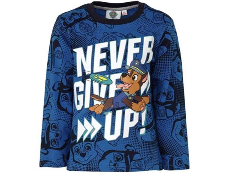 PAW PATROL Langarmshirt Paw Patrol Langarmshirt "Never give up" von PAW PATROL