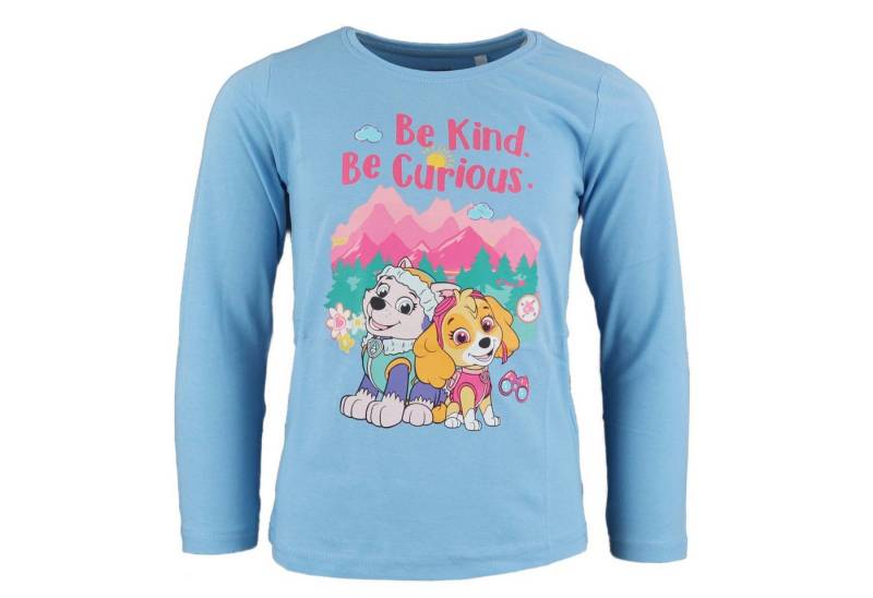 PAW PATROL Langarmshirt Paw Patrol Skye Everest Mädchen Kinder Shirt Gr. 104 bis 128 von PAW PATROL