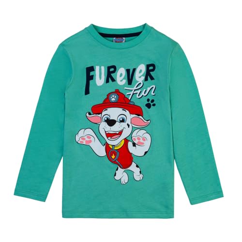 PAW PATROL Langarmshirt mit Marshall 82006 grün, Größe 104, 4 Jahre von PAW PATROL