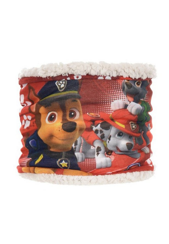 PAW PATROL Loop Marshall, Chase Kinder Jungen Winter-Schal Schlauch-Schal Loop, Weiss von PAW PATROL