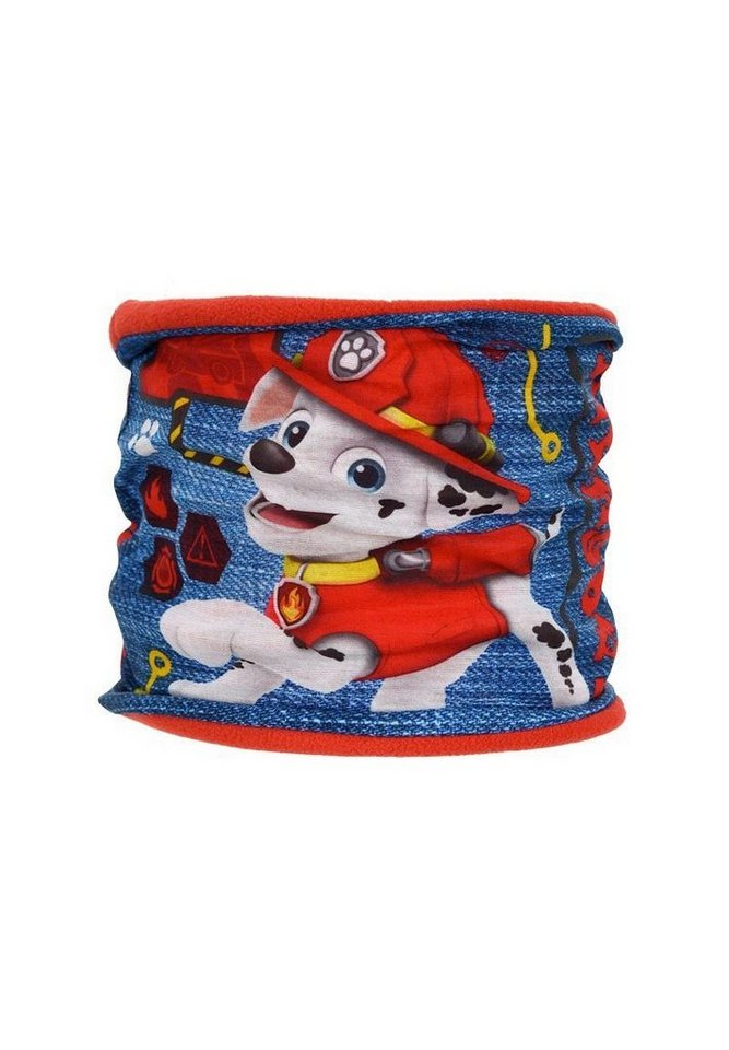 PAW PATROL Loop Marshall Kinder Jungen Winter-Schal Schlauch-Schal, Rot von PAW PATROL