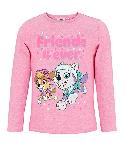 Paw Patrol Mädchen 2270 T-Shirt, Pink (Fushia Fushia), 2 Jahre von PAW PATROL