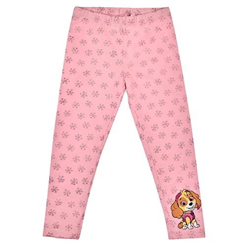 PAW PATROL Mädchen Leggings in verschiedenen Motiven (Rosa, 128) von PAW PATROL