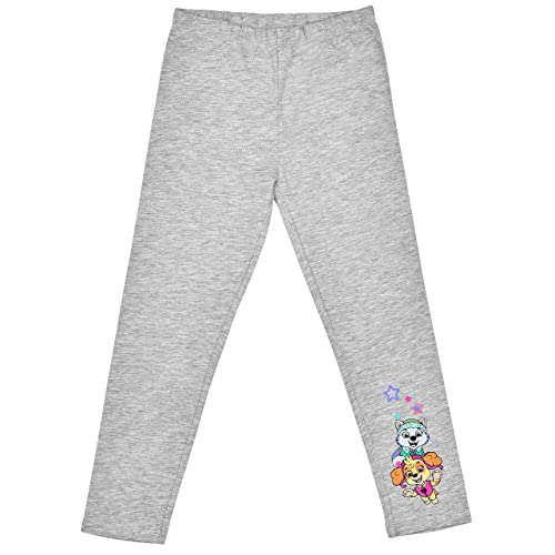 PAW PATROL Mädchen Leggings in verschiedenen Motiven Grau, 128 von PAW PATROL