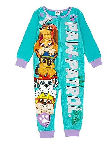 PAW PATROL Mädchen Onesie in Blau | Tauche EIN in die Abenteuer bequemen Nachtwäsche | Perfekt für kleine Entdecker | Entworfen von PAW PATROL