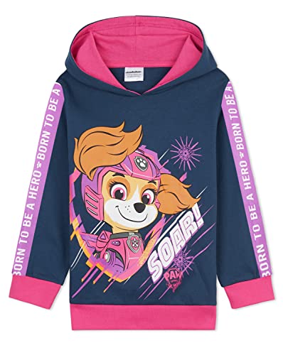 PAW PATROL Mädchen Pullover, Hoodie Mädchen Kapuzenpullover (2-3 Jahre, Lila) von PAW PATROL