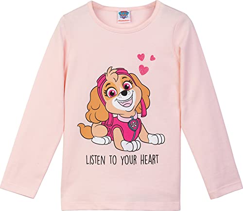 PAW PATROL Mädchen T-Shirt mit Skye 82224 rosa, Größe 128, 8 Jahre von PAW PATROL