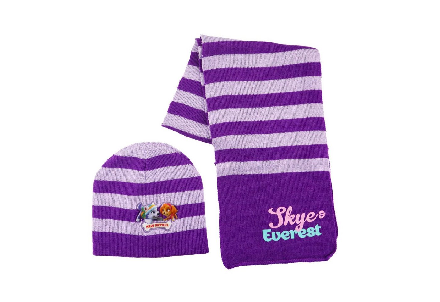 PAW PATROL Modeschal Paw Patrol Mädchen Winter Set Mütze plus Schal, Gr. 48 bis 51 PAW PATROL Modeschal Paw Patrol Mädchen Winter Set Mütze plus Schal, Gr. 48 bis 51 von PAW PATROL
