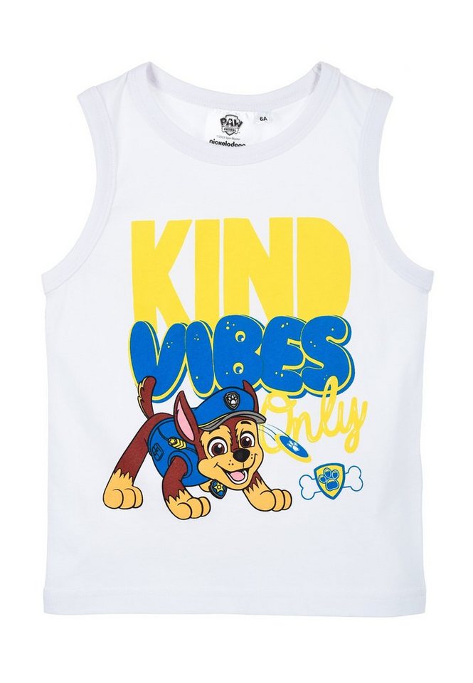 PAW PATROL Muskelshirt Chase Jungen Tank-Top Sommer-Shirt Muskel-Shirt von PAW PATROL