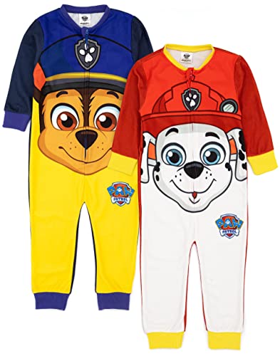 PAW PATROL Onesie 2 Pack Kinder Kleinkinder Chase Marshall alle in einem Pyjama von PAW PATROL