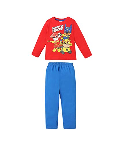 PAW PATROL PAT PATROUILLE Jungen Zweiteiliger Schlafanzug, 5 Jahre, Rot von PAW PATROL