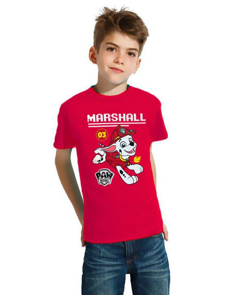 PAW PATROL Print-Shirt PAW PAZTROL Kinder T-Shirt 2 3 4 5 6 7 8 Jahre von PAW PATROL