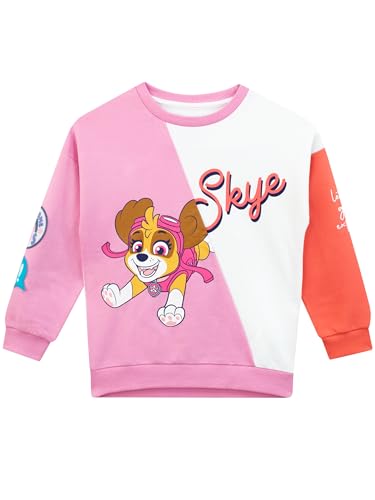 PAW PATROL Pullover Mädchen | Skye Sweatshirt Kinder | Pullover Für Mädchen | Mehrfarbig 104 von PAW PATROL