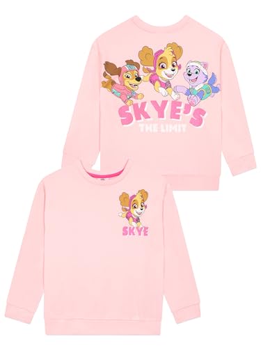 PAW PATROL Pullover | Skye Sweatshirt Kinder Mädchen | Glitzernder Pullover Mädchen | Rosa 104 von PAW PATROL