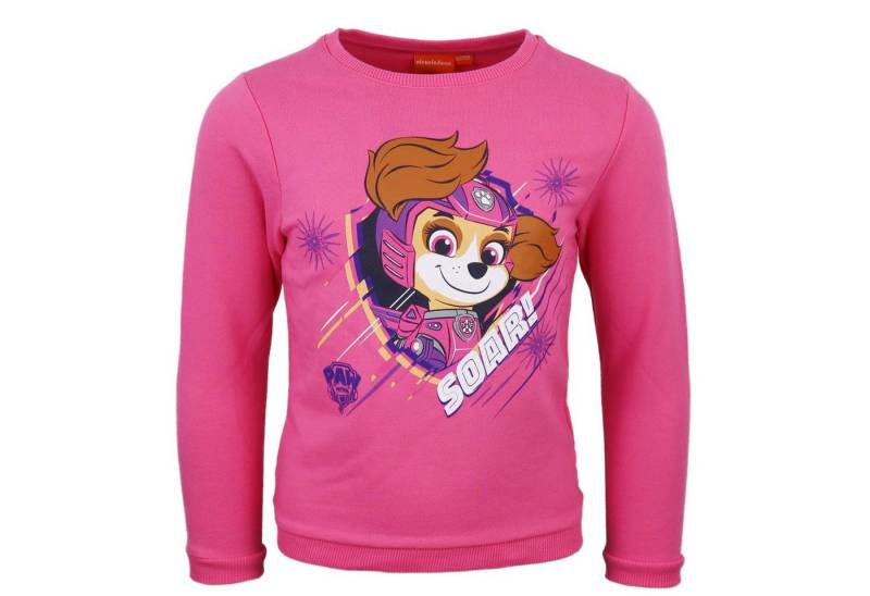 PAW PATROL Pullover & Shorts Paw Patrol Skye Kinder Pullover Sweater Gr. 92 bis 128, in Pink von PAW PATROL