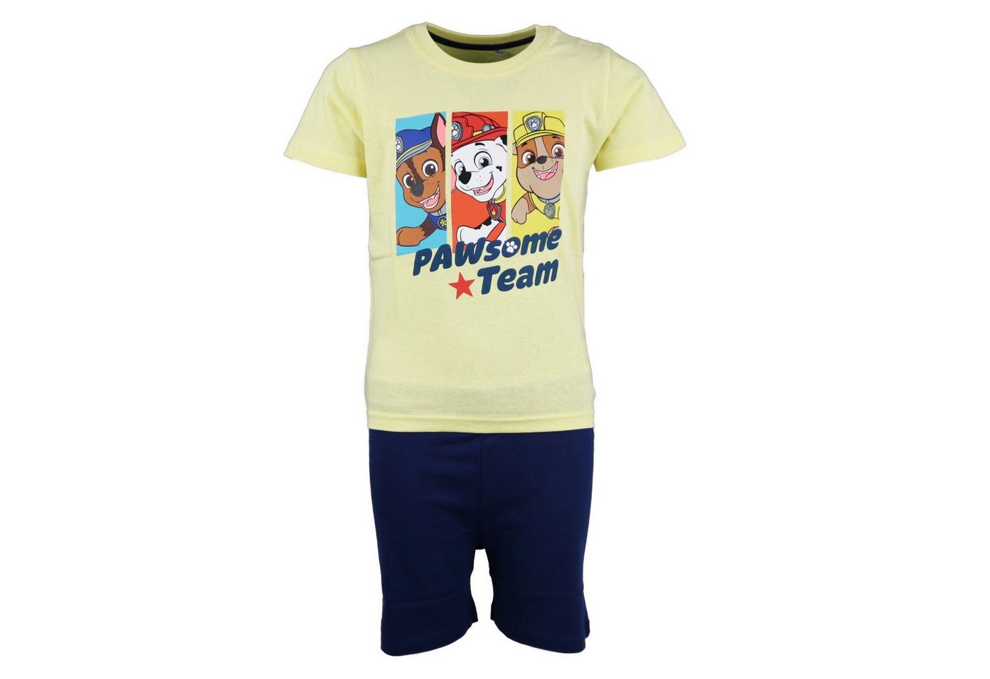 PAW PATROL Pyjama Jungen Kinder Schlafanzug Gr. 98 bis 128, 100% Baumwolle von PAW PATROL