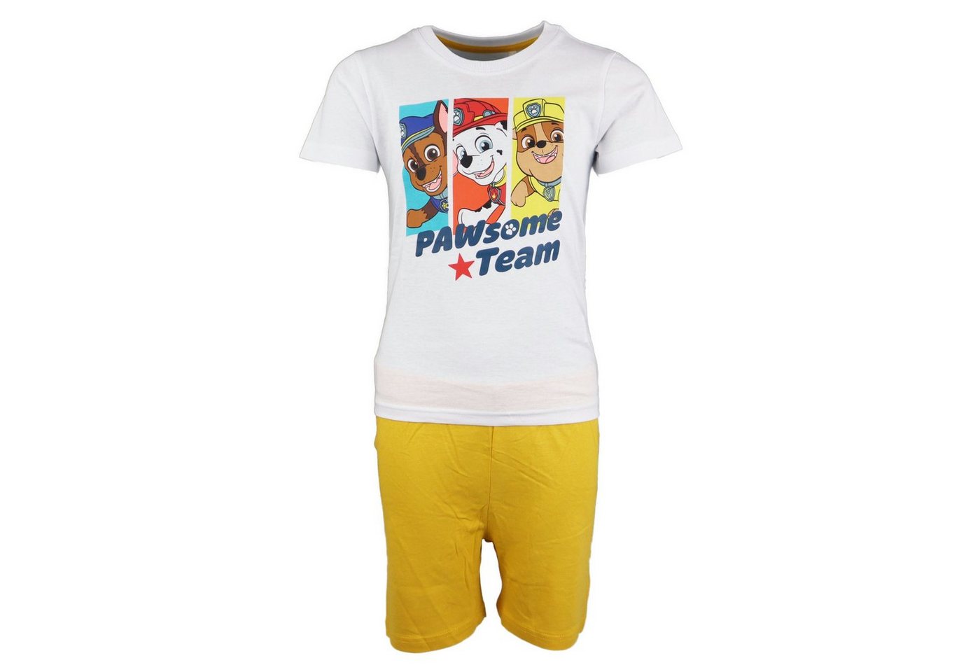 PAW PATROL Pyjama Jungen Kinder Schlafanzug Gr. 98 bis 128, 100% Baumwolle von PAW PATROL