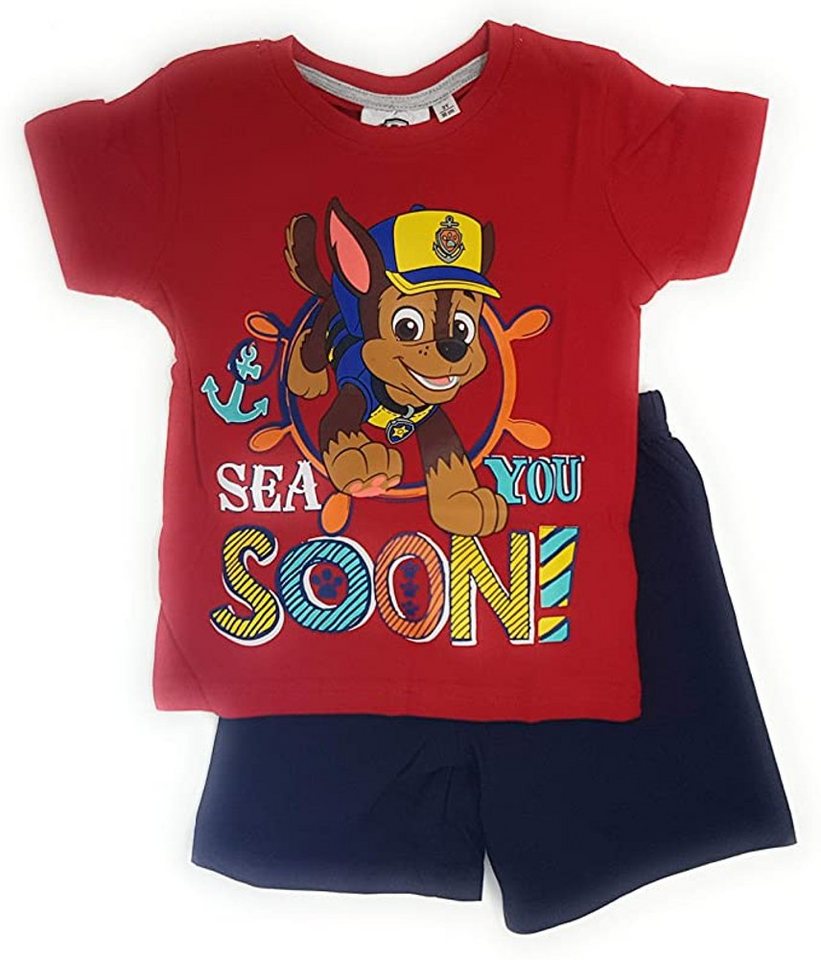 PAW PATROL Pyjama PAW PATROL PYJAMA Shorty kurzer Pyjama Jungen von PAW PATROL