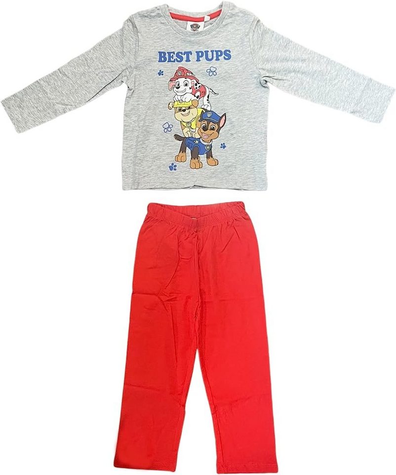 PAW PATROL Pyjama PAW PATROL langer Kinder Schlafanzug Gr. 98 104 110 116 128 von PAW PATROL