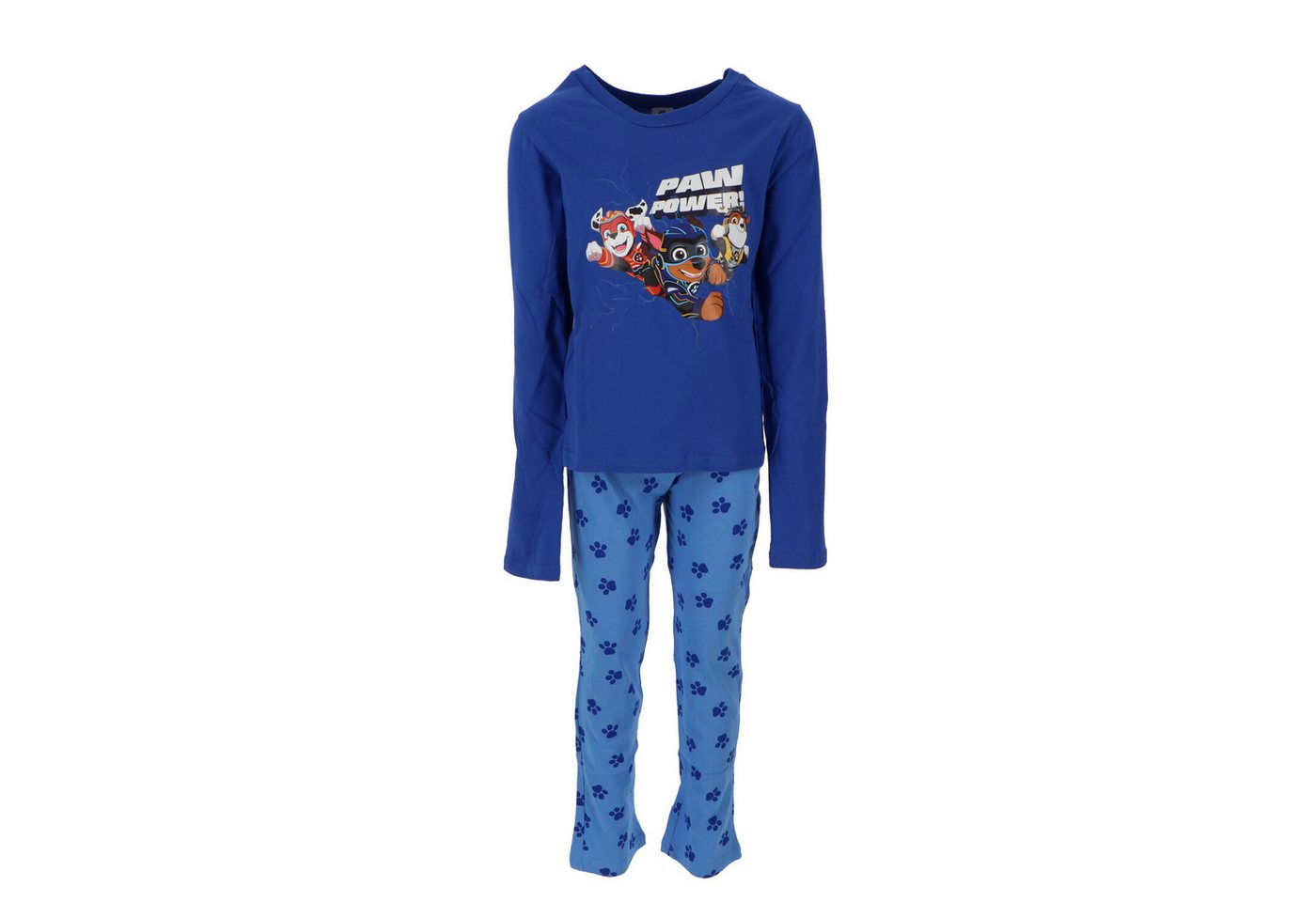 PAW PATROL Pyjama PAW PATROL langer Schlafanzug Jungen Kinderpyjama 2 3 4 5 6 8 Jahre von PAW PATROL