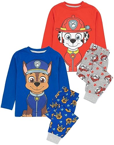 PAW PATROL Pyjamas Kinder 2 Pack Jungen Mädchen T -Shirt Bottoms PJs Sets von PAW PATROL