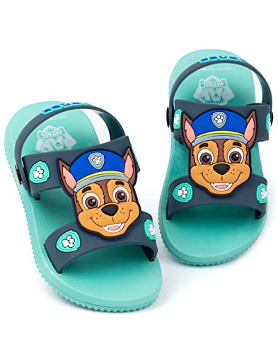 PAW PATROL Sandalen Jungen | Kinder Kleinkinder jagen die Polizei Polizist Hund Charakter Slider mit Stützgurt | Blaue Sommerschuhe PAW PATROL Sandalen Jungen | Kinder Kleinkinder jagen die Polizei Polizist Hund Charakter Slider mit Stützgurt | Blaue Sommerschuhe von PAW PATROL