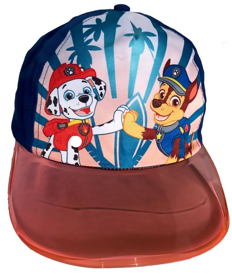 PAW PATROL Schirmmütze PAW PATROL CAP Schirmmütze Basecap Blau Jungen + Mädchen Kinder Mütze Kita, Schule Kindergarten Größen 48/50 52/54 von PAW PATROL