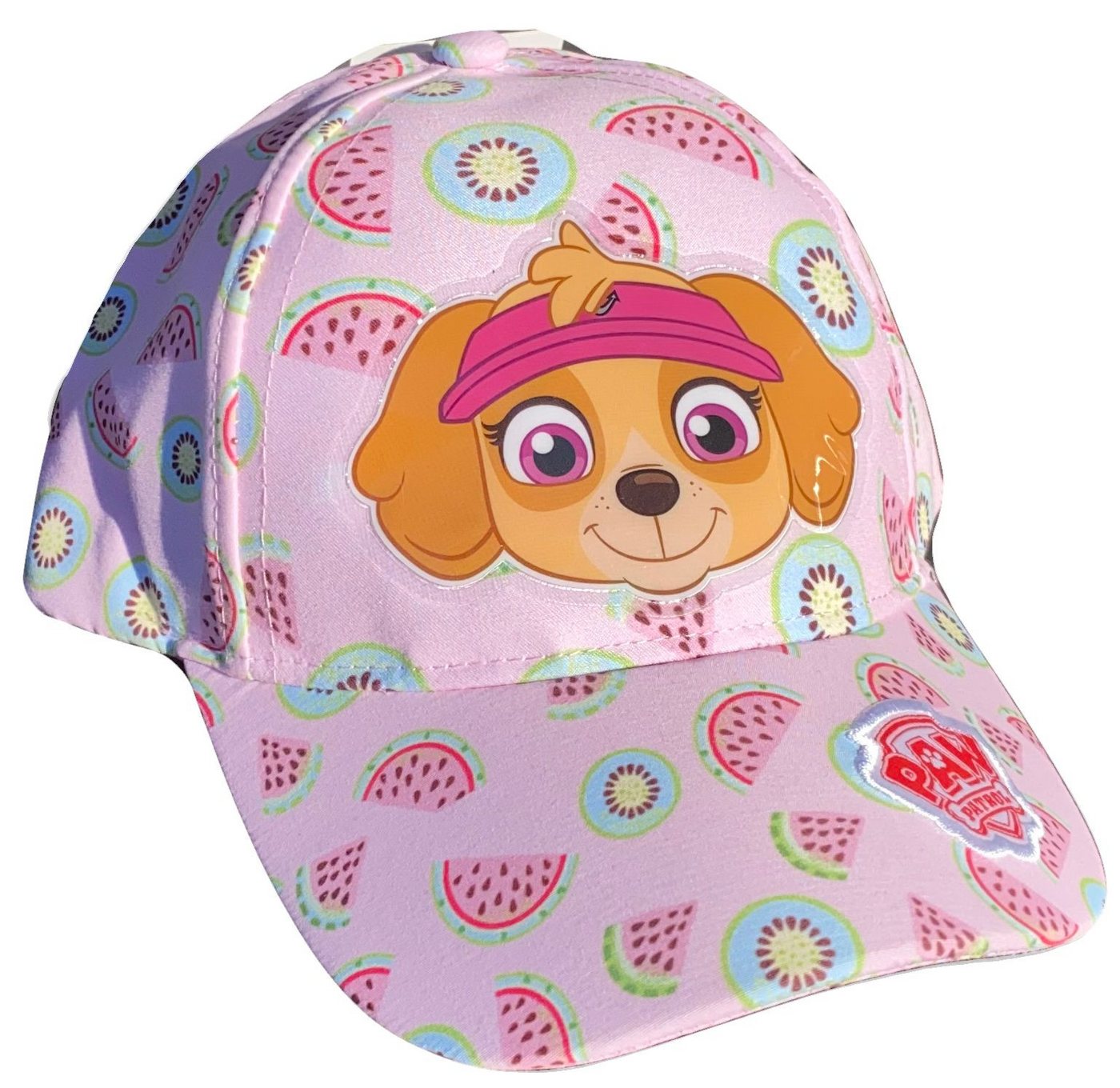 PAW PATROL Schirmmütze PAW PATROL Cap für Mädchen mit Klettverschluss Schirmmütze Basecap Mütze Kita + Schule Gr. 48/50 + 52/54 von PAW PATROL